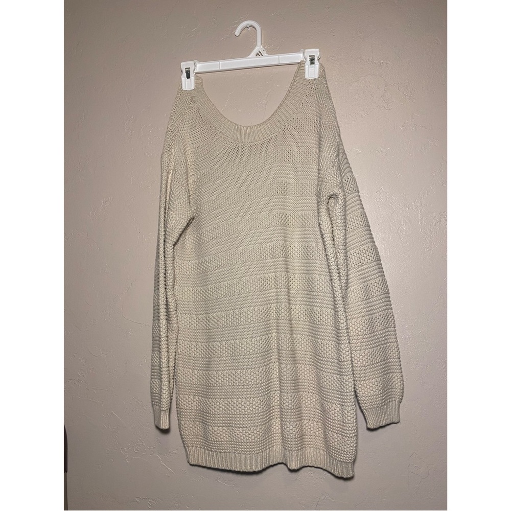 Large knitted sweater